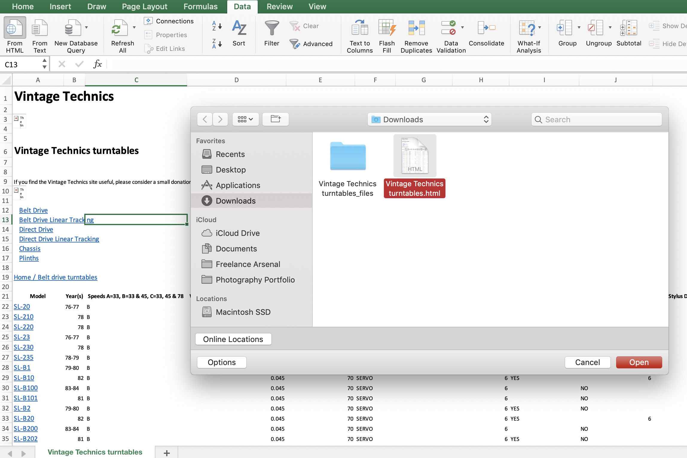 Web Queries In Excel For Mac